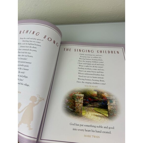 Thomas Kinkade A Child's Garden of Verses Hardcover 1999 VTG Poems Scripture - Picture 13 of 16